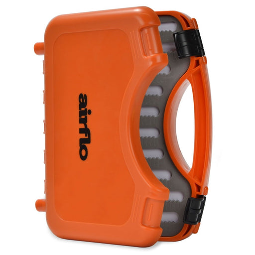 Airflo Competitor Waterproof Fly Box - Slotted Foam - Orange