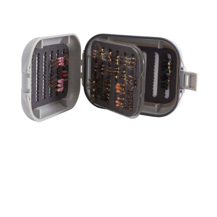 Snowbee Clamshell Fly Box with Centre leaf