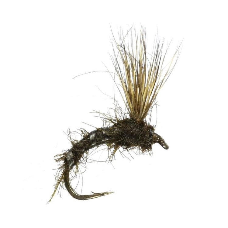 Sooty DHE Barbed Winged Dry Flies