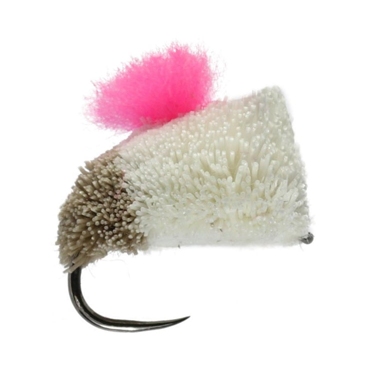 Brown Crust n Pink Barbless Flies