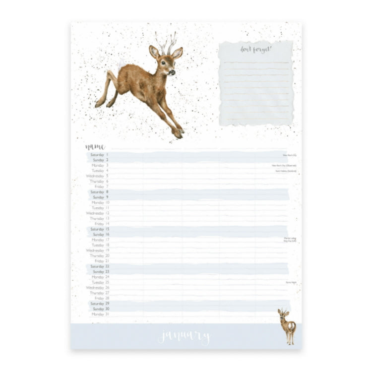 Wrendale Designs 2022 Family Calendar