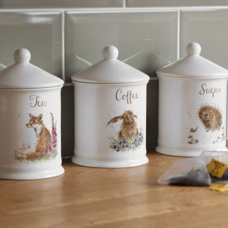 Royal Worcester Wrendale Designs Tea Canister