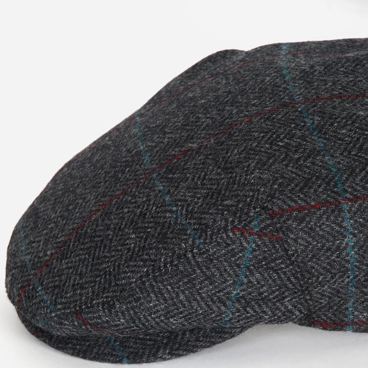 Barbour Cairn Cap - Charcoal/Red/Blue
