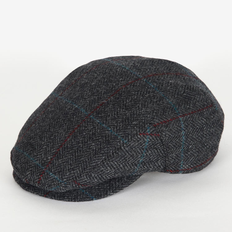 Barbour Cairn Cap - Charcoal/Red/Blue