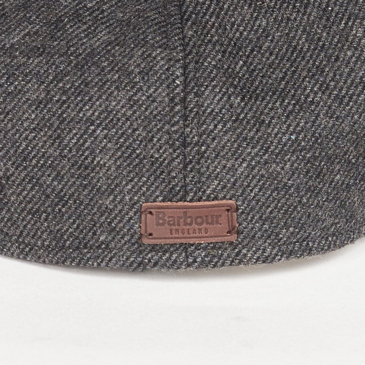 Barbour Claymore Bakerboy Cap Charcoal Grey John Norris