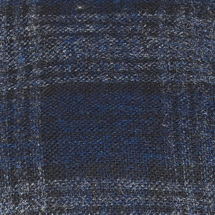 Barbour Moons Tweed Flat Cap - Navy Plaid 
