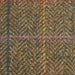 Barbour Moons Tweed Flat Cap - Olive Herringbone