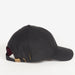Barbour Wax Sports Cap - Black/Winter Red