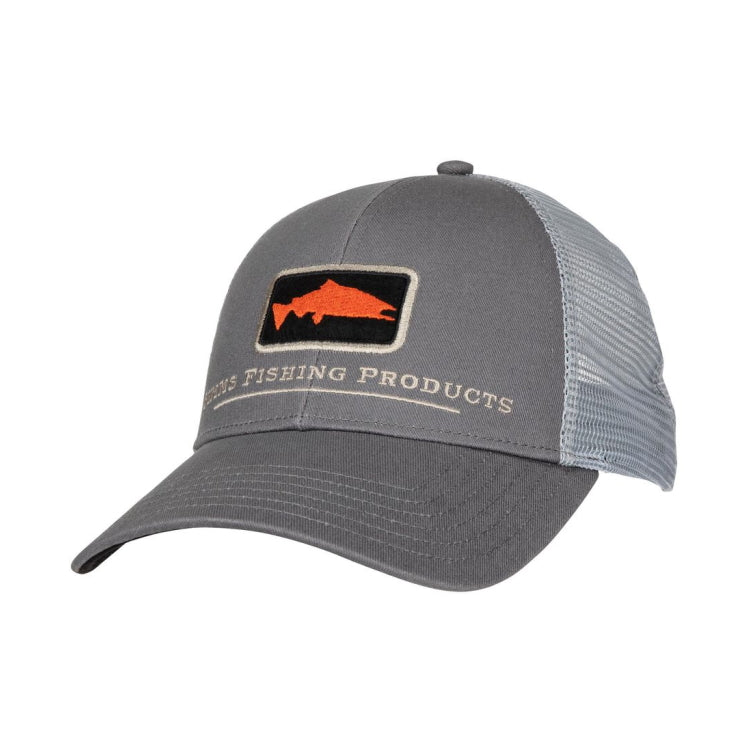 Simms Salmon Icon Trucker Cap - Slate