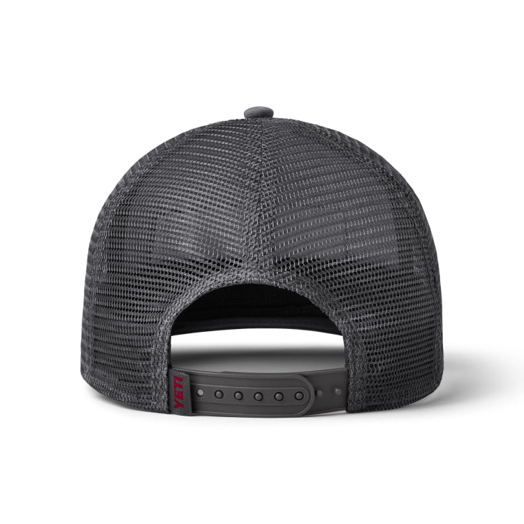 Yeti Bass Badge Mid Pro Trucker Cap - Grey/Rust