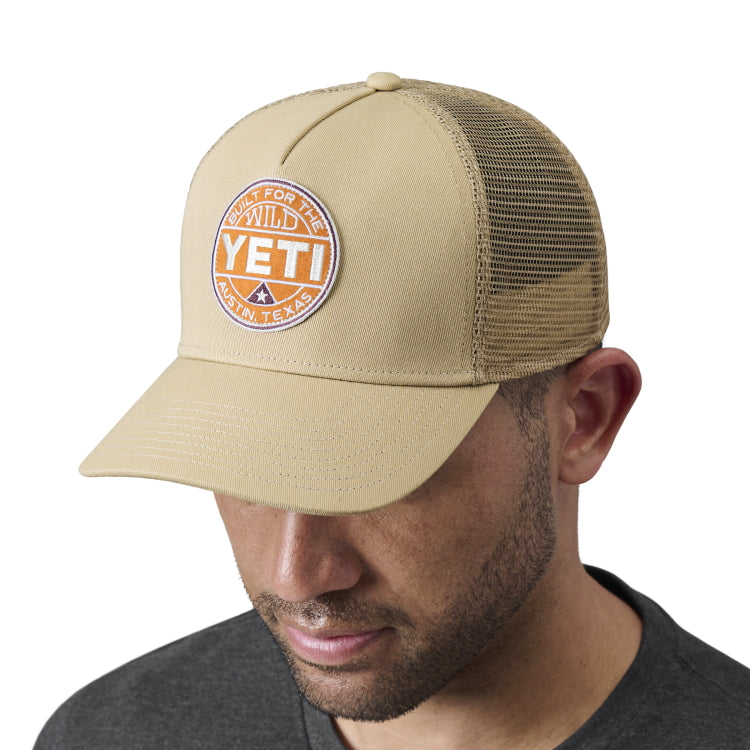 Yeti Built For The Wild Mid Pro Trucker Cap - Khaki