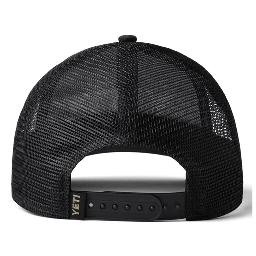 Yeti Camo Logo Badge Trucker Cap - Black