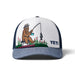 Yeti Kids Fishing Bear Foam Trucker Cap - White/Navy