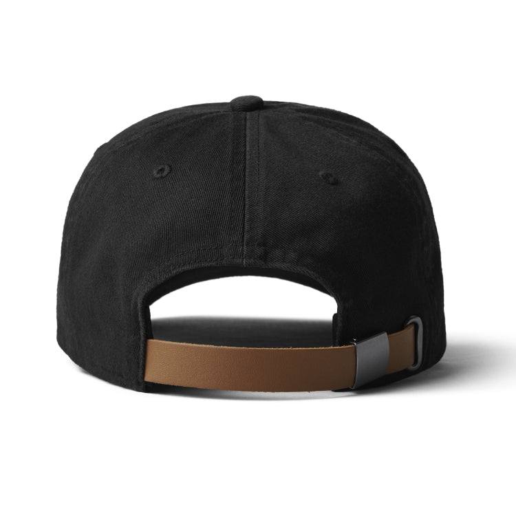 Yeti Leather Logo Badge Trucker Cap - Black