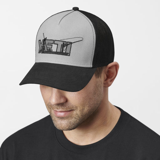 Yeti Skiff Trucker Cap - Grey/Black