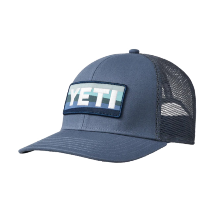 Yeti Sunrise Badge Low Pro Trucker Cap - Deep Blue