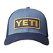 Yeti Logo Badge Low Pro Trucker Cap - Navy/Yellow
