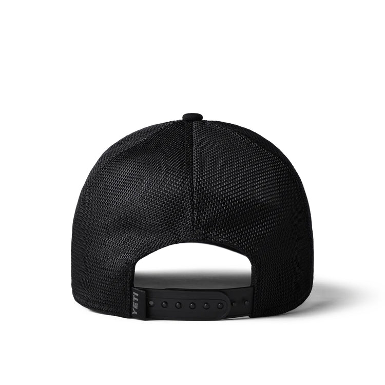 Yeti Patch on Patch Trucker Hat - Black