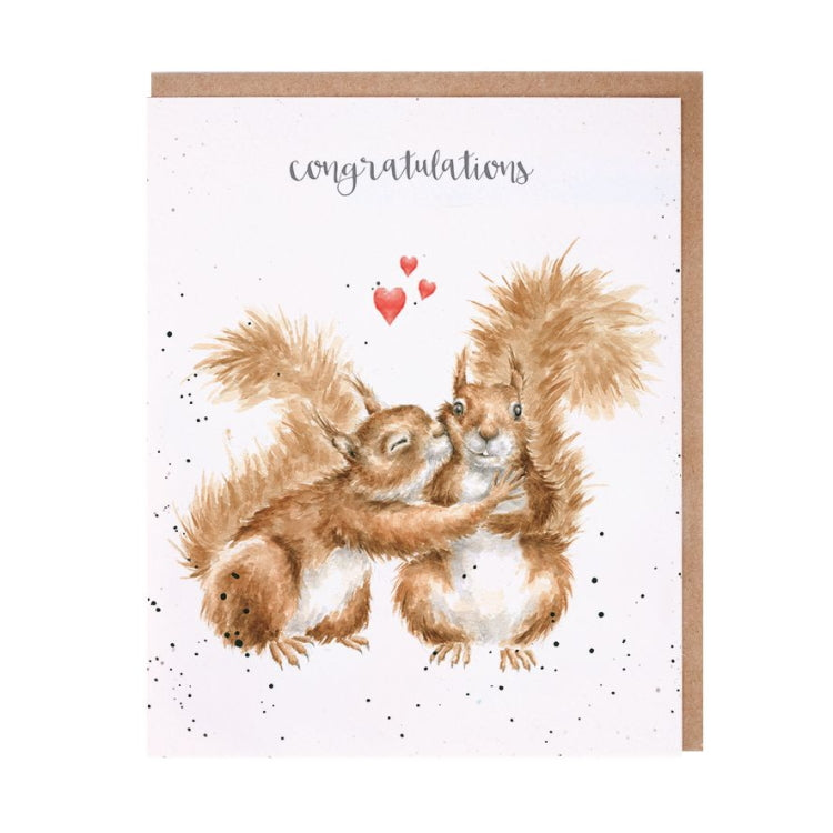 Wrendale Designs Occasion Card - Nuts About Each Other Engagement Card