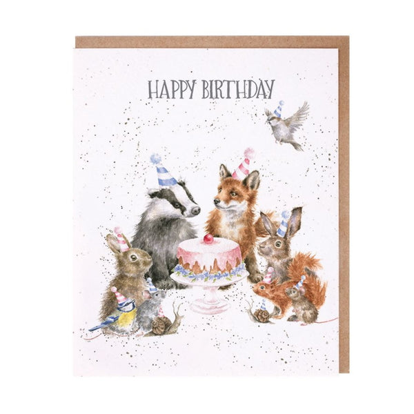 Wrendale Designs Birthday Card - Woodland Party