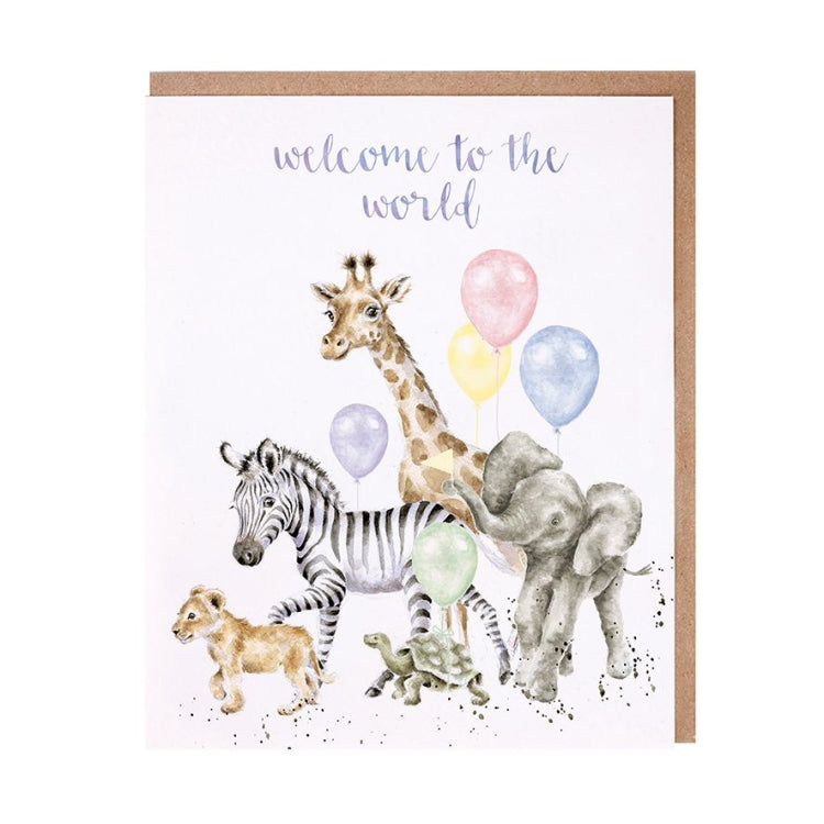 Wrendale Designs Occasion Card - Welcome to the World New Baby Card