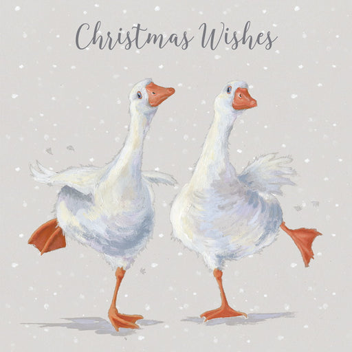 Wrendale Designs Luxury Boxed Christmas Cards - Dancing On Ice Set of 8