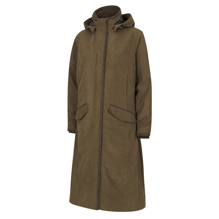 Hoggs of Fife Ladies Struther Long Length Riding Coat - Sage