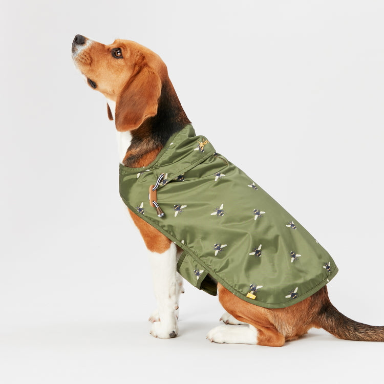 Joules Water Resistant Bee Print Dog Coat John Norris