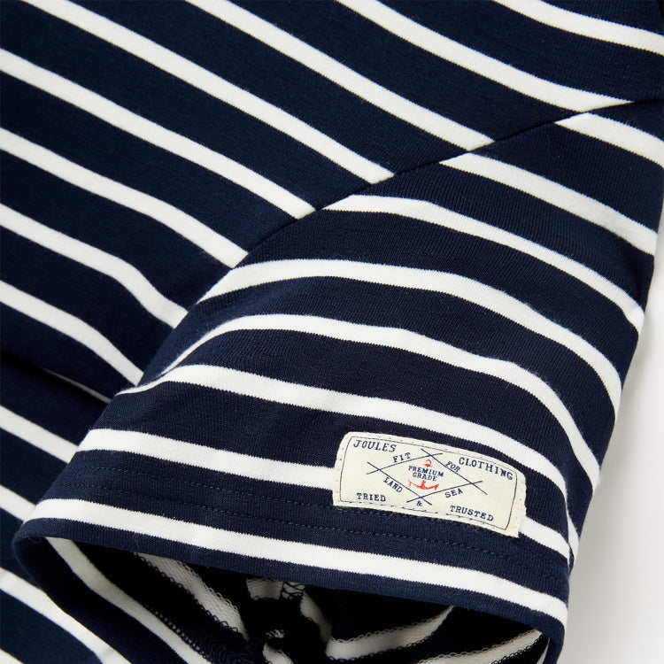 Joules Harbour Dog Top - Navy Stripe