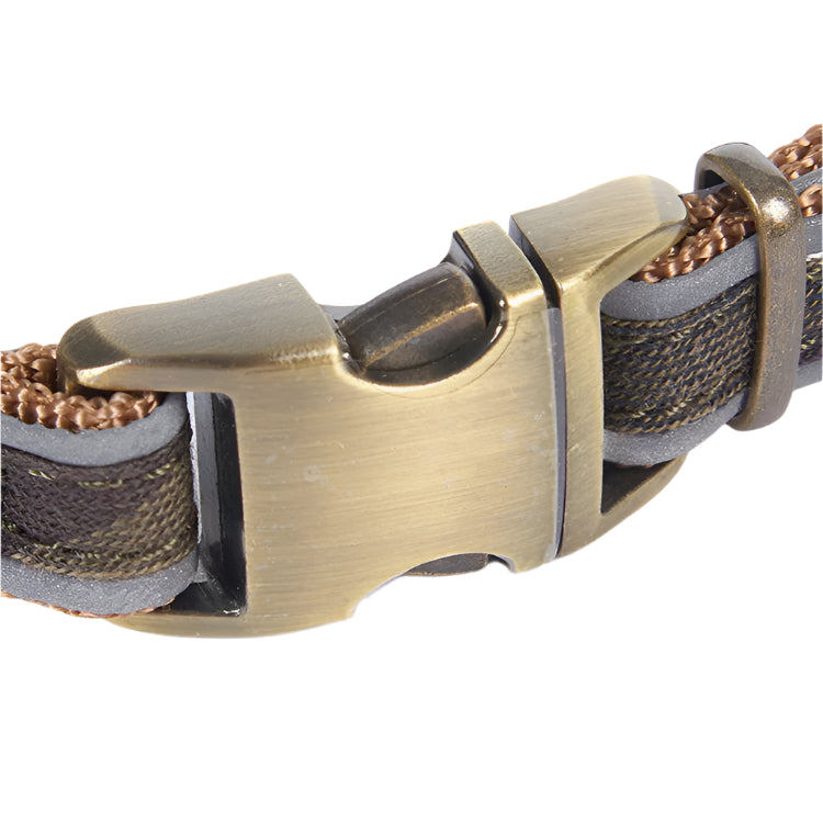 Barbour Reflective Tartan Dog Collar - Classic Tartan