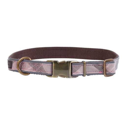 Barbour Reflective Tartan Dog Collar