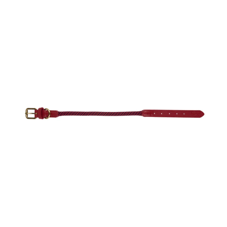 Sophie Allport Rope Dog Collar - Red