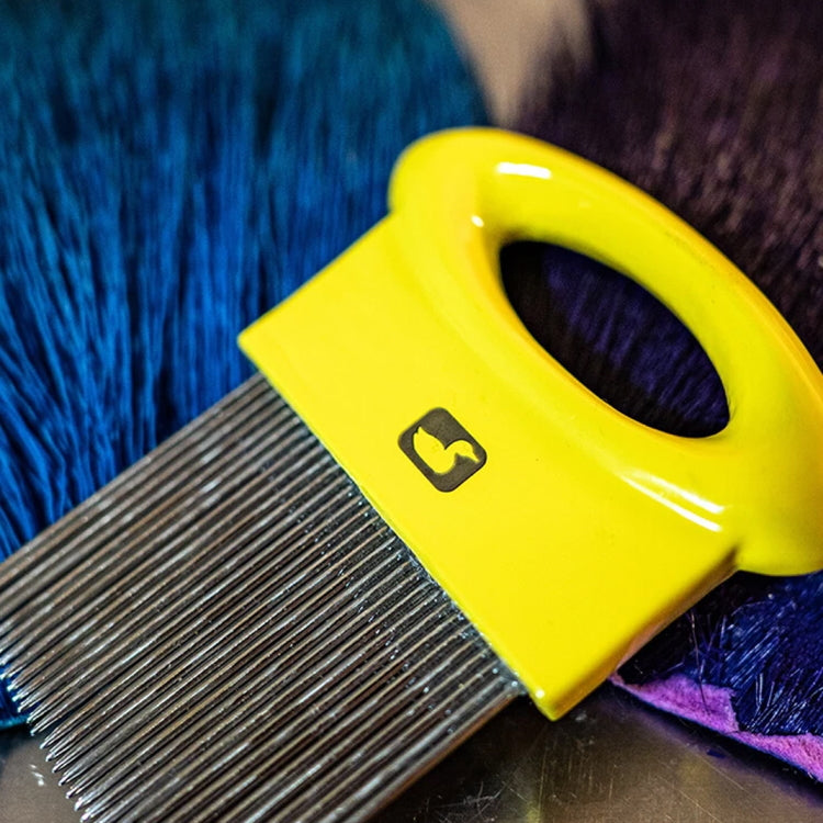 Loon Ergo Underfur Comb - Yellow