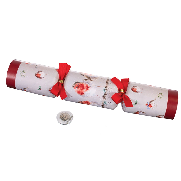 Wrendale Designs Luxury Christmas Crackers - Christmas Robin Design Set of 6