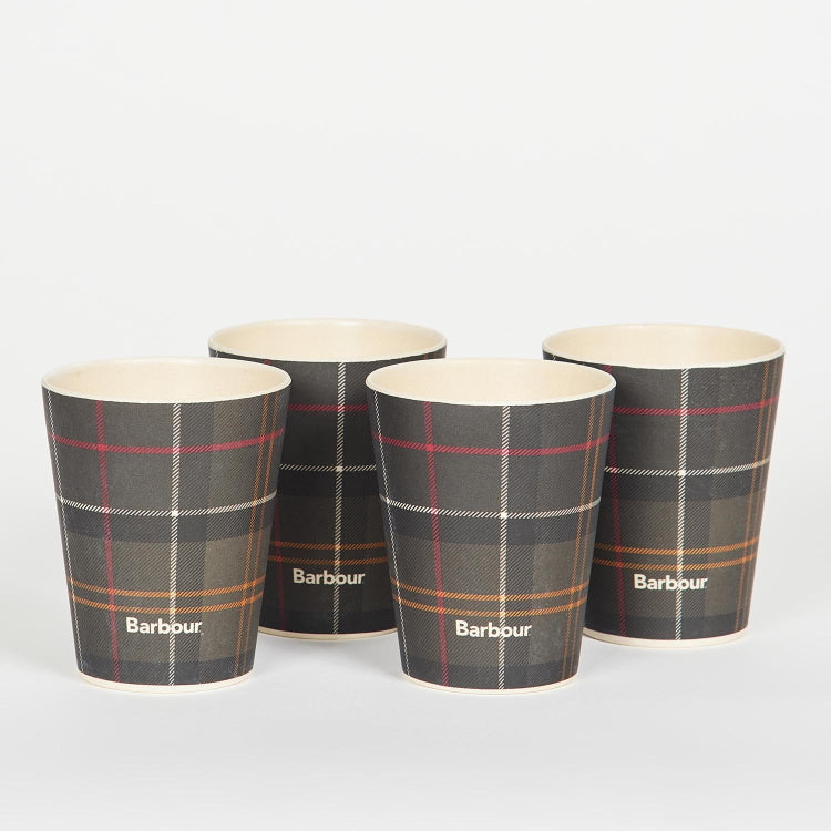 Barbour Bamboo Cups - Set of 4