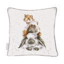 Wrendale Designs Piggy in the Middle Cushion