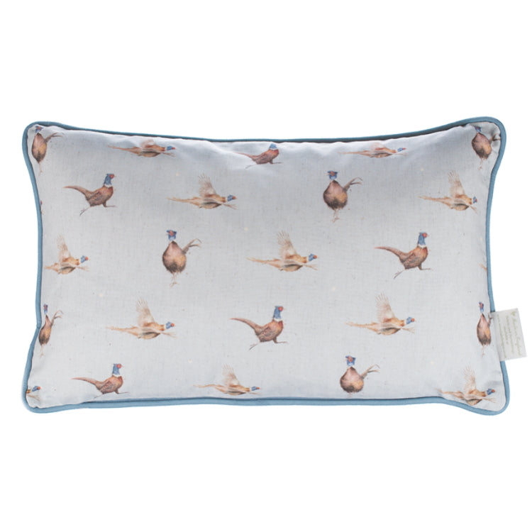 Wrendale Designs Pheasant and Fern Rectangular Cushion