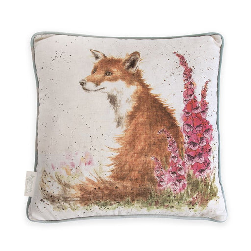 Wrendale Designs Cushion - Fox Foxgloves