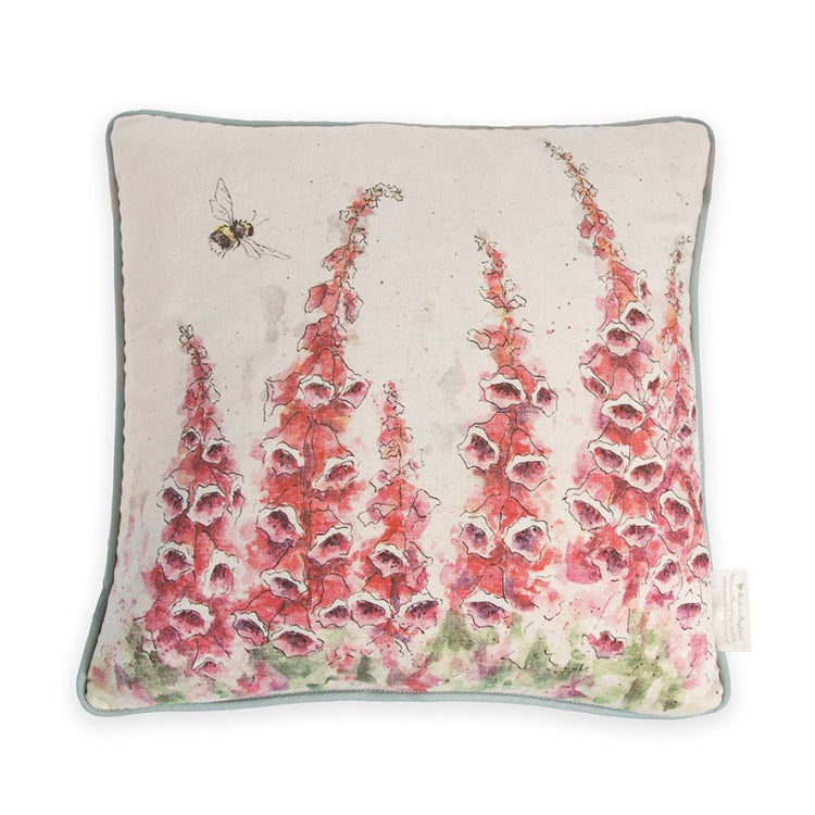 Wrendale Designs Cushion - Fox Foxgloves