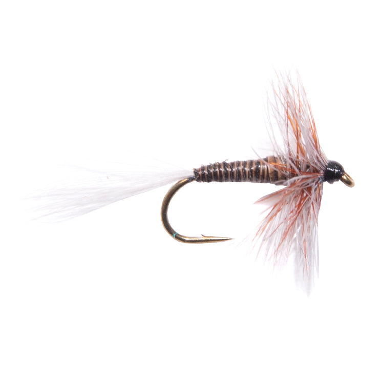 Beacon Beige Hackled Dry Flies