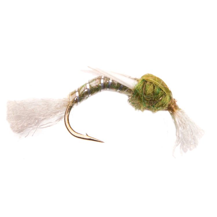 Dark Olive Polyrib Buzzers Flies