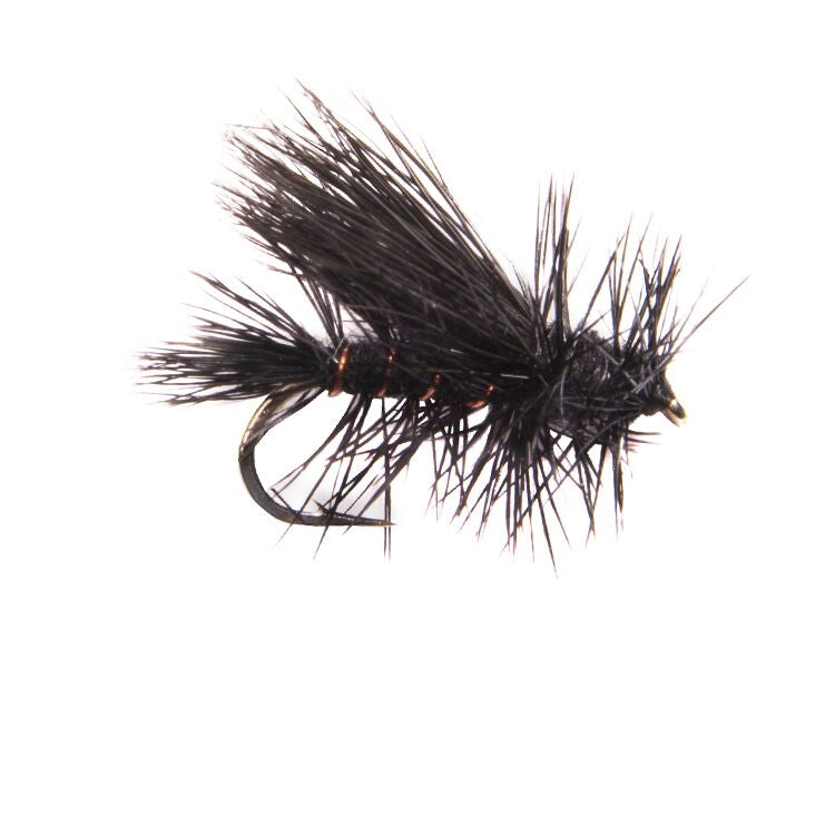 Black Stimulator Flies