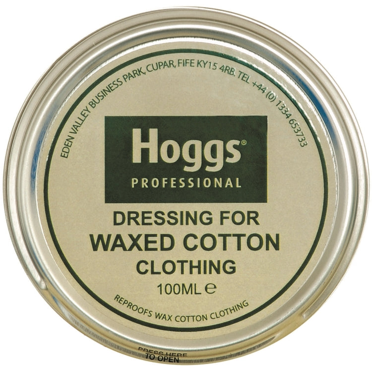 Hoggs of Fife Dressing for Waxed Cotton Clothing - Neutral 100ml Tin