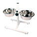 Rosewood Adjustable Double Diner Dog Bowl