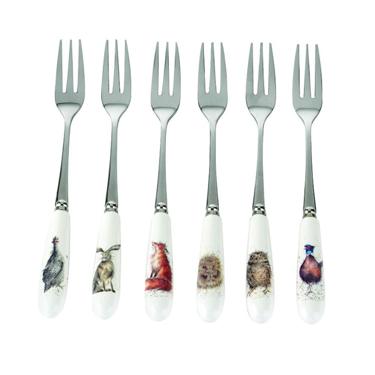 Wrendale Designs Pastry Forks Set of 6