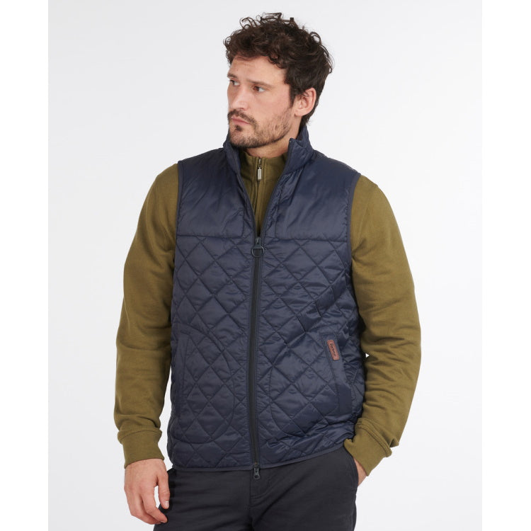 Barbour Mitchell Quilted Gilet - Navy