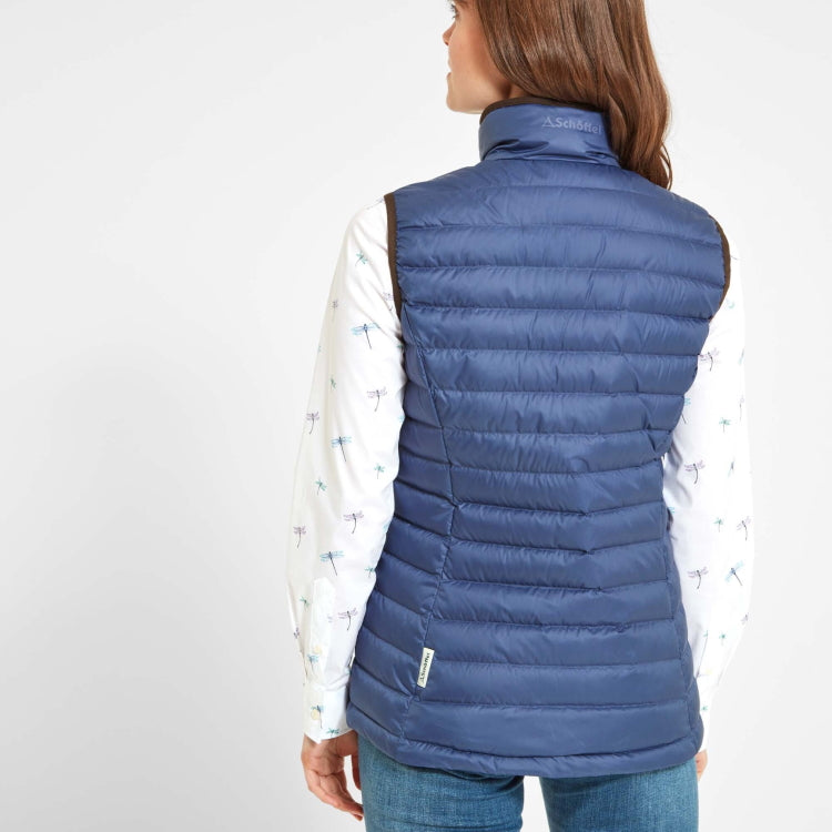Schoffel Ladies Launde Down Gilet - Stone Blue