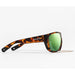 Bajio Roca Polycarbonate Sunglasses - Tortoise Gloss Frame - Green Mirror Lens