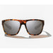 Bajio Roca Polycarbonate Sunglasses - Tortoise Gloss Frame - Silver Mirror Lens