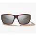 Bajio Vega Polycarbonate Sunglasses - Dark Tortoise Matte Frame - Silver Mirror Lens